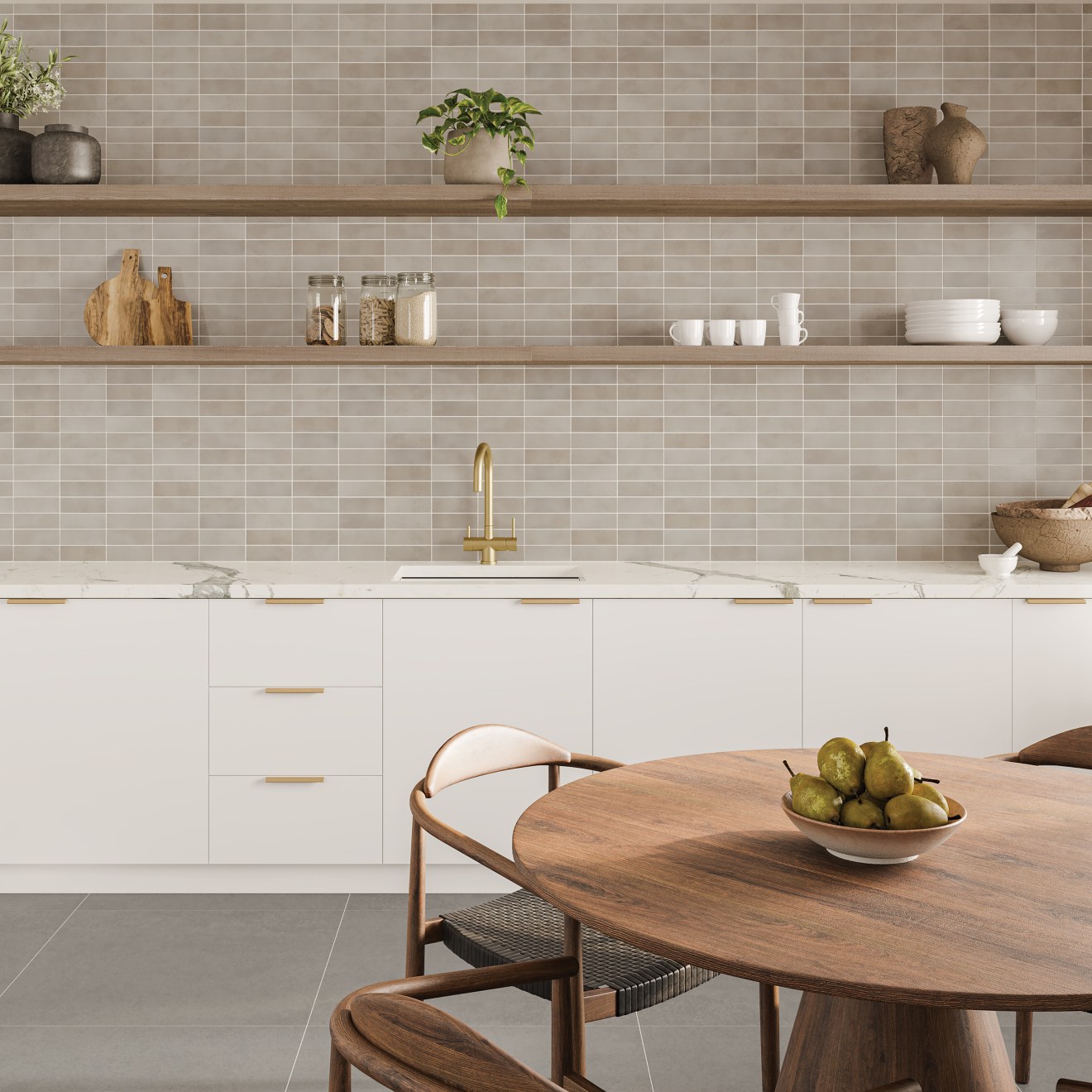 Celine 2 x 6 Matte Porcelain Floor & Wall Tile in White